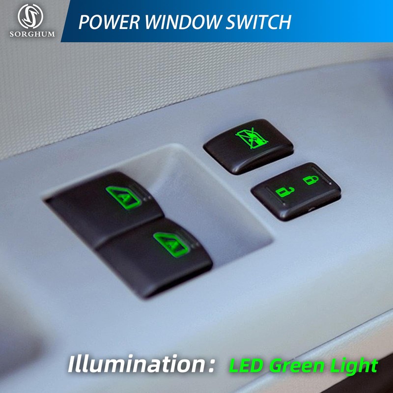 Sorghum Power Window Switch Driver Side - Master Window Switch