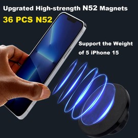 Magnetic Phone Holder for Ram Mount, 25mm Ball Mount for Magsafe for Ram B Szie Socket Mount