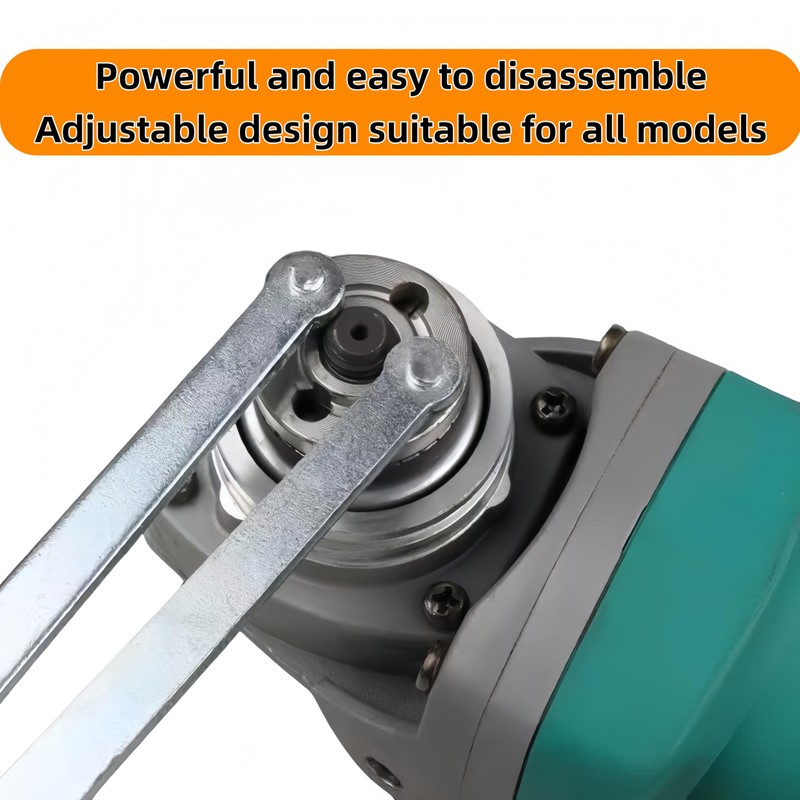 Adjustable Pin Spanner Wrench, Angle Grinder Locknut Tool for Backing