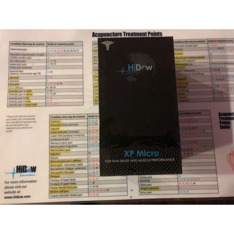 Hidow Acu XP Micro Physical Therapy Tens Unit, Hidow