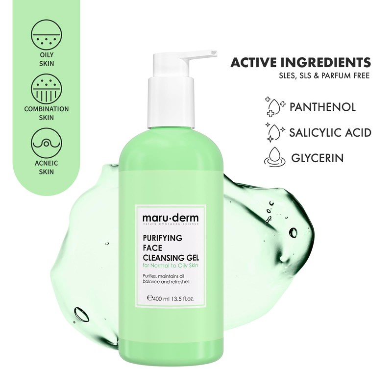 Maruderm Salicylic Acid Face Wash Gel Especially for Combination and