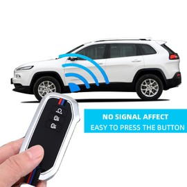 KULCSOK Key Fob Cover Case fit for Kia EV6 Sportage Plug in Hybrid 2024 2023 2022 Cover Zinc Alloy Key Protector Key Holder 7 Buttons Silver