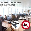 Juego de Organizador de Cables Cubre Cables Manguito de Gestión