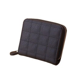 Women Small Wallet, Faux PU Zipper Purse Credit Card Holder with Multiple Card Slots and Compartments