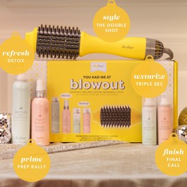 Drybar You Had Me at Blowout Kit | Refresh, Prime, Style, Texturize, and Finish Your Look for Great Blowouts with Extra Volume that Holds Style for 8 Hours*