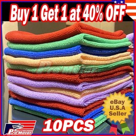 native gear 10x Microfiber Cleaning Cloth Towel Rag Drying car Detailing all purpose Dusting