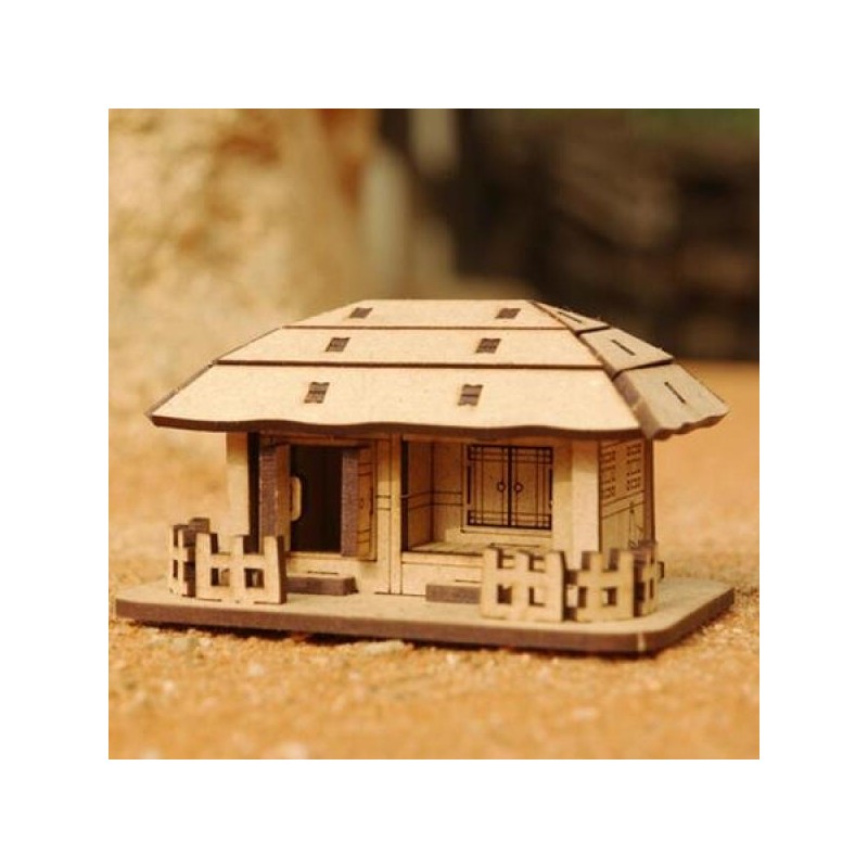 Artbox/Motto Wooden Puzzle: Making a Traditional Korean Thatched House /