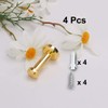 sourcing map 4pcs Wall Hook Copper Wall Mounted 1.8 Inch