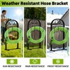 Freexployer Garden Hose Holder, Hose Holder Stand Rustproof Freestanding Heavy-Duty