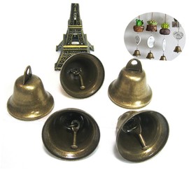 OHPHCALL 20pcs Handmade Bronze Bell Copper Rattle Handbell for Christmas Party Decorations
