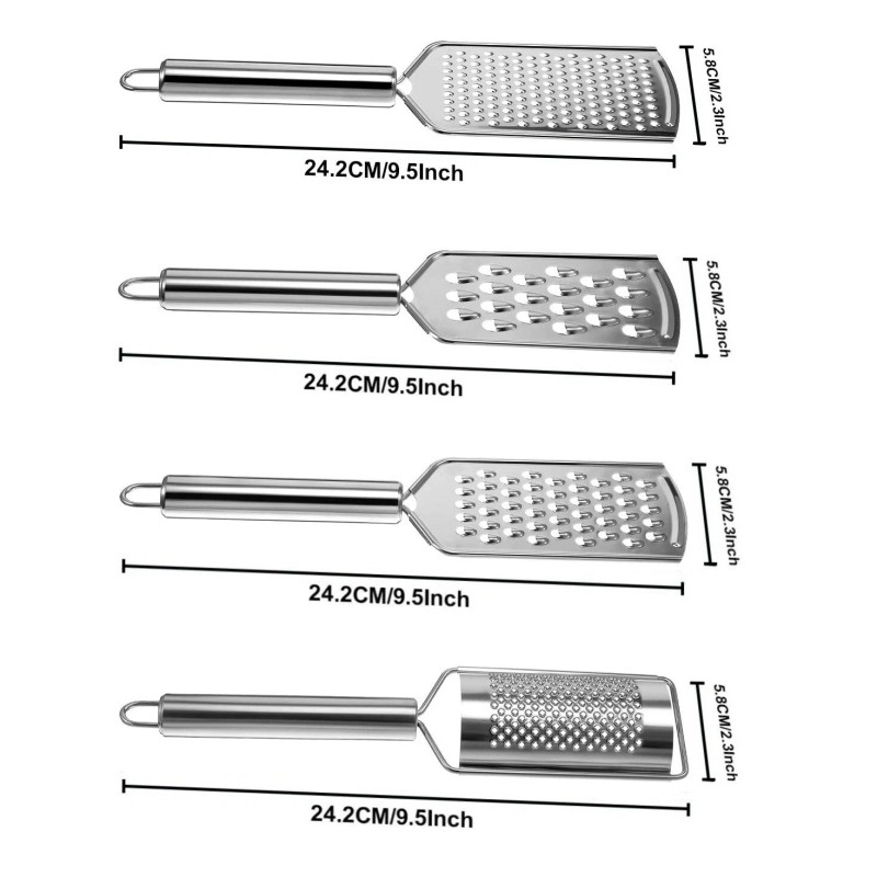 Stainless Lemon Zester Cheese Grater Stainless Steel Vegetable Fruit Chocolate