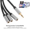 Stereo 3 in 1 Audio Splitter Cable, 3.5mm 1 Male