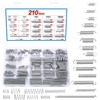 210 Pcs Compression Springs Assortment Kit, Assorted Tension Springs &