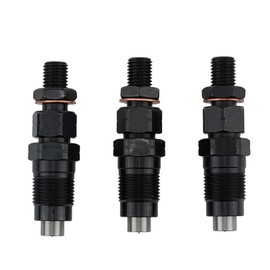 FridayParts 3Pcs Fuel Injector AM882410 MIA881565 Compatible for John Deere Tractor 1023E 1025R 1026R 2025R 2026R Replacement