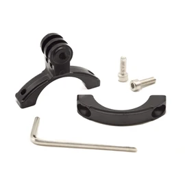 PROtastic Bike bicycle motorcycle Aluminium Handlebar bar Mount Adapter for Gopro Hero4/3+/3/2/1 - Black
