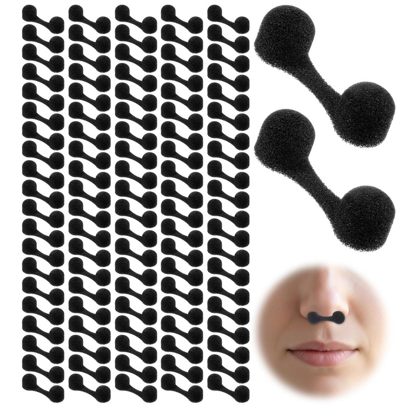 100Pcs Nose Filter for Dust, Nose Filters Disposable Soft Sponge