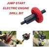 1Pc Red Jump Start Electric Engine Drill Bit Adapter for
