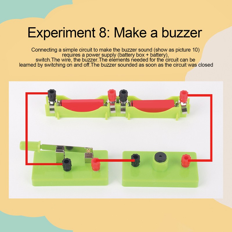 Physics Circuit Learning Kit Students Electricity Principle Science Physics Experiment