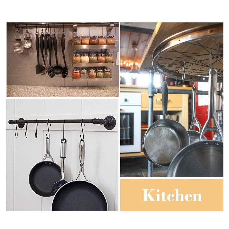 ilauke 20 Pack S Shaped Hooks Heavy Duty S Hooks