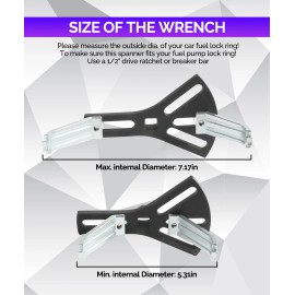 RACOONA Fuel Pump Removal ToolCar Accessories Fuel Pump Tool Automotive Specialty Too...