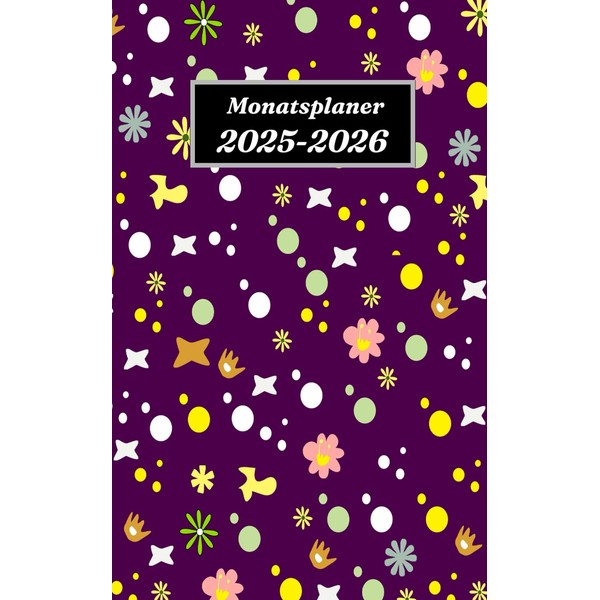 Kalender 2025 2026 monatsplaner a6: 2 jahres planer 24 Monate