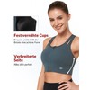 Yvette Sports Bra Hollow-Out Racer Back Strong Hold Large Breasts