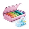 Zannaki Metal XL Weekly Pill Organizer 2 Times A Day