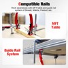 2 x Clamp Guide Rail, Lever Clamp Table Clamp with