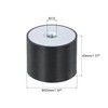 sourcing map 50 x 40mm M10 Thread Female Rubber Mounts,Vibration