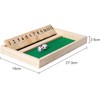 DWYYWSM Shut The Box Game Games for Adults, Board Games