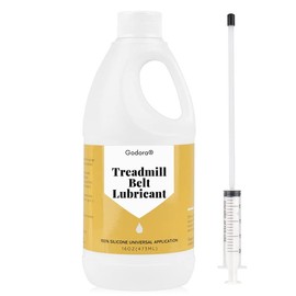 100% Silicone Treadmill Lubricant/Treadmill Lube, 16 Ounces Premium Silicone Oil for Treadmill Belt Lubrication, Easy to Apply Treadmill Belt Lubricant Oil, Suitable for All Type of Treadmill Belts