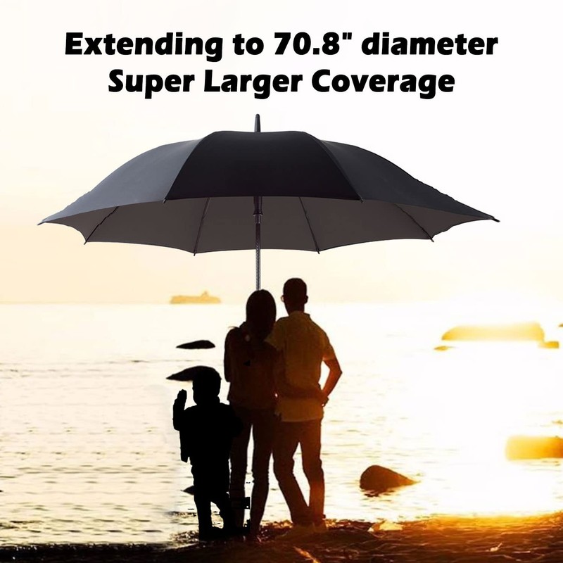 LANBRELLA Golf Umbrella Extra Large Oversize 80 Inch Windproof Stick