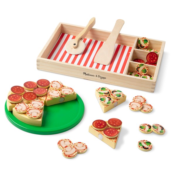 Melissa & Doug Melissa & Doug Wooden Pizza Play Food