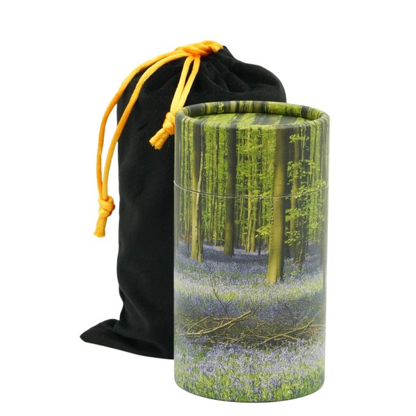 Casket Depot Memorial Collection Bluebell Paper Biodegradable Urn for Spreading