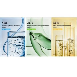 Sheet Mask Set 3 Types, 3 Set for at-home skincare routines, Korean beauty facial mask, and Personal Care, routine, Option 1