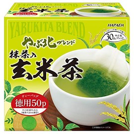 Harada Tea Value Yabukita Blend Japanese Genmai-cha with Matcha Tea Bag (2 g x 50 p) Popcorn Tea Extra Volume & Value Price from Japan [Standard ship by SAL: No tracking number]