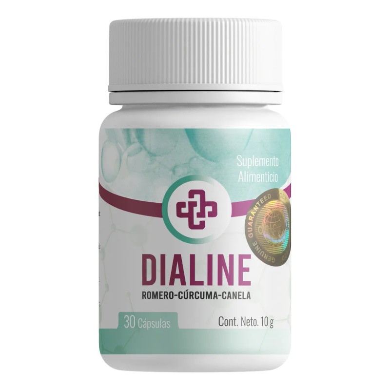 3 Pack Dialine Para Normalizar Glucosa En Sangre 20 Caps