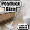 Snap Grip Mini Mop, Zero Touch Cloth Changing Flat Mop