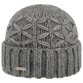 Seeberger Annelie Beanie Hat with Cuff Women / Men, lightgrey