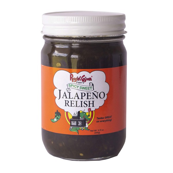 Spicy Sweet Jalapeño Relish 12 fl oz Ragin' Cajun (Pack of 12)