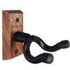 Onmiwod Guitar Wall Mount, Black Walnut Wood Guitar Hanger, U-Shaped