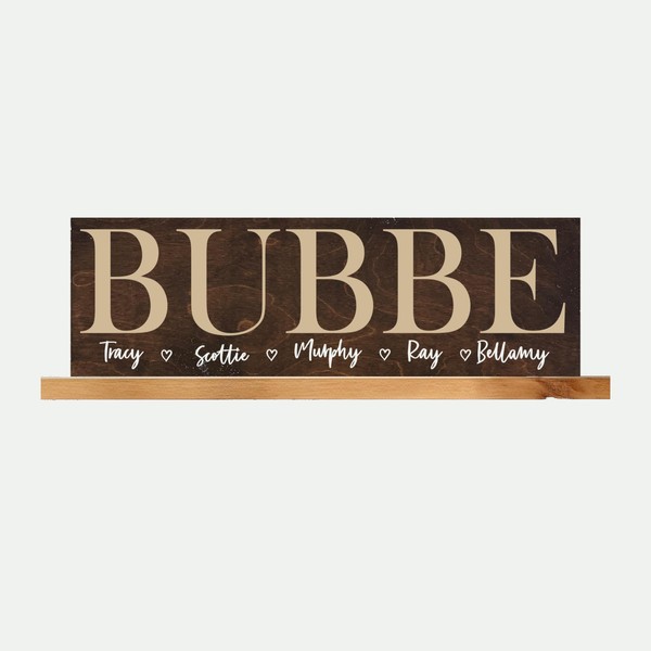 Mother's Day Gift for Bubbe, Personalized Gift for Bubbe, Custom