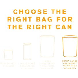 Highmark Trash Bags, 45 Gallons, Box Of 24, DP00568