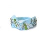Boho Fairy Chiffon Stretch Blue Headband Beaded
