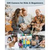 CAMKORY Digital Camera 1080P 44MP FHD Compact Digital Camera 16X