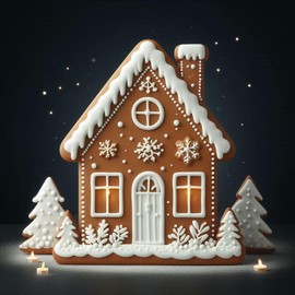 Large Haunted House Gingerbread Cottage 6.75 Inch Cookie Cutter from The Cookie Cutter Shop – Tin Plated Steel Cookie Cutter