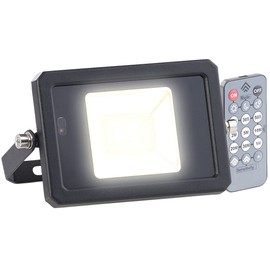 Luminea Outdoor LED: Weatherproof LED Floodlight, Radar Motion Sensor, Remote Control, 10 W (Outdoor Spotlight with Remote Control, LED Spotlight with Remote Control, Outdoor Light Motion Sensor)