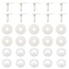 TOAOB 10 Set Doll Joints 45 mm White Plastic Animals