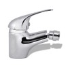 vidaXL Bathroom Bidet Mixer Tap Chrome Kitchen Deck Mounted Faucet