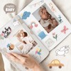 Canollo 6 Blatt Sticker Babyalbum, Baby Sticker Fotoalbum Set Mit